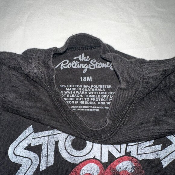 Rolling Stones Baby T-Shirt 18M Graphic Band Tee U.S. Tour ’78 Rock Music-KC120 - Picture 3 of 4